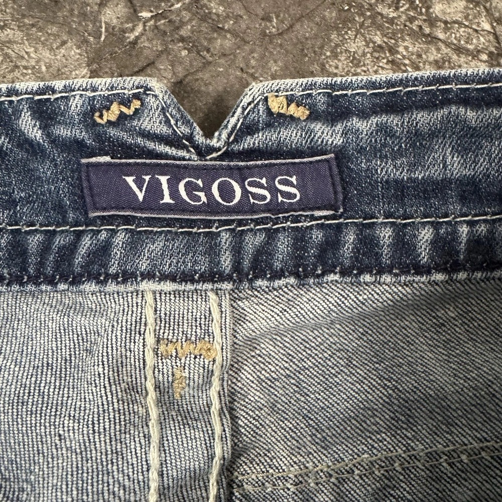 Vigoss The New York Capri Womens Embellished Embroidered Back Flap Pocket Sz 5 - Picture 14 of 16